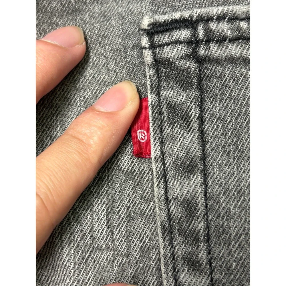 Levi's 541 Athletic Fit‎ Gray Distressed Jeans Mens Size 38x30 Denim Pants